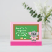 Carte Postale Merci, Koala, Remerciements aux Enseignants (Debout devant)