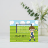 Carte Postale Merci Lacrosse (Debout devant)