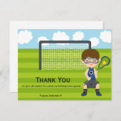 Carte Postale Merci Lacrosse (Devant / Derrière)