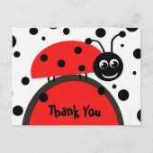 Carte postale Merci Ladybug (Devant)