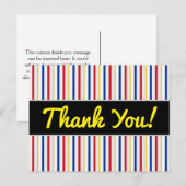 Carte Postale Merci + L'arène de hockey sur glace Piste-A (Devant / Derrière)