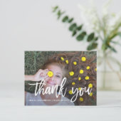 Carte Postale Merci léger | Merci photo de diplôme (Debout devant)