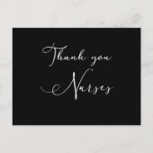 Carte Postale Merci les infirmières. Cadeau d'appréciation des i (Devant)