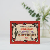 Carte postale Merci Magic Party (Debout devant)