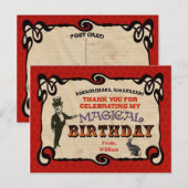 Carte postale Merci Magic Party (Devant / Derrière)