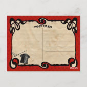 Carte postale Merci Magic Party (Dos)