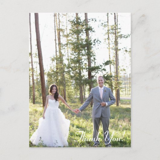 Carte postale Merci mariage (Devant)