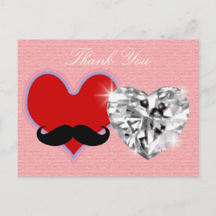 Carte Postale merci - mariage