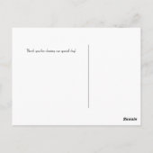 Carte postale Merci mariage (Dos)