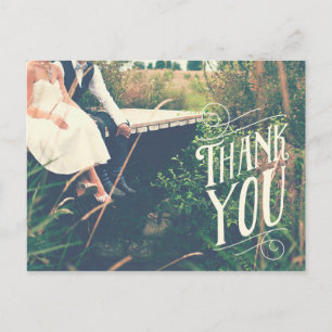 Carte postale Merci Mariage