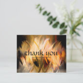 Carte Postale Merci Mariage aquarelle toile Feu (Debout devant)