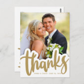 Carte Postale Merci mariage | Conception manuscrite sur photo (Devant / Derrière)