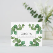 Carte Postale Merci Mariage des forêts d'Eucalyptus (Debout devant)