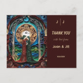 Carte Postale Merci Mariage lesbien (Devant)