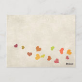 Carte Postale Merci Mariage Love Nest (Dos)