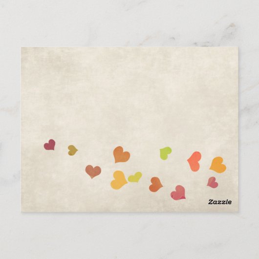 Carte Postale Merci Mariage Love Nest (Dos)