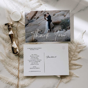 Carte postale Merci Mariage photo