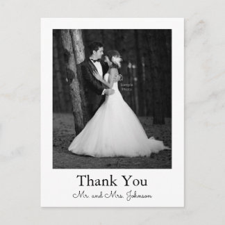Carte Postale Merci Mariage photo