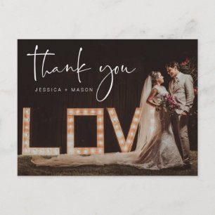 Carte postale Merci Mariage photo