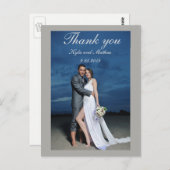 Carte Postale Merci Mariage photo (Devant / Derrière)