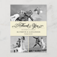 Merci Mariage Photo Bande Et Script À Pistolet