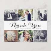 Carte postale Merci Mariage photo multiple (Devant)