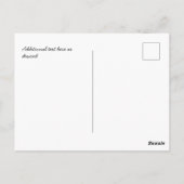 Carte Postale Merci Mariage Photos superposer Texte Fleurs de so (Dos)