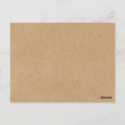 Carte Postale Merci Mariage rustique Eucalyptus Woodland (Dos)