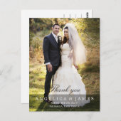 Carte Postale Merci mariage (vertical - photo complète) (Devant / Derrière)