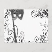 Carte Postale Merci Masquerade (Dos)