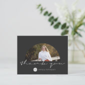 Carte Postale Merci minimaliste (Debout devant)