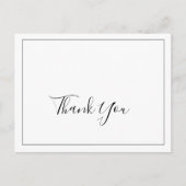 Carte postale Merci minimaliste (Devant)