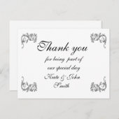 Carte Postale Merci Modèle (Devant / Derrière)