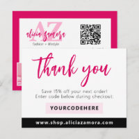 Merci Modern Magenta Boutique Flyer 4 photos