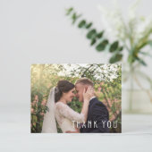 Carte Postale Merci Modern Wedding Photo (Debout devant)