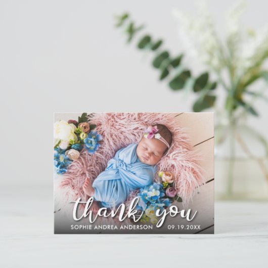 Carte Postale Merci moderne (Debout devant)