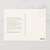 Carte postale Merci moderne (Dos)