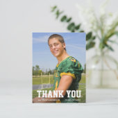 Carte Postale Merci moderne de diplôme sportif (Debout devant)