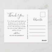 Carte Postale Merci moderne Eucalyptus Wreath Frame (Dos)