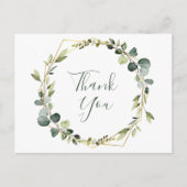 Carte Postale Merci moderne Eucalyptus Wreath Frame (Devant)