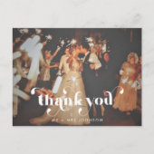 Carte Postale Merci moderne Retro Photo Mariage (Devant)