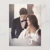 Carte Postale Merci, Moderne, Script ・ Photo, Noms et date (Devant)