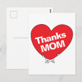 Carte Postale Merci MOM (Devant / Derrière)