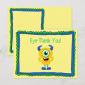 Carte Postale Merci Monstre (Devant / Derrière)