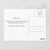 Carte postale Merci Motif moderne (Dos)