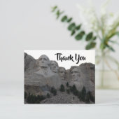 Carte Postale Merci Mount Rushmore (Debout devant)