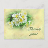 Carte Postale Merci Multiflore Roses (Devant)