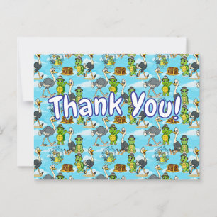 Carte postale Merci Nae et Lulu Adventures