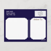 Carte Postale Merci nautique (Dos)