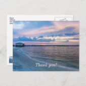 Carte postale Merci Navarre Santa Rosa Sunset (Devant / Derrière)